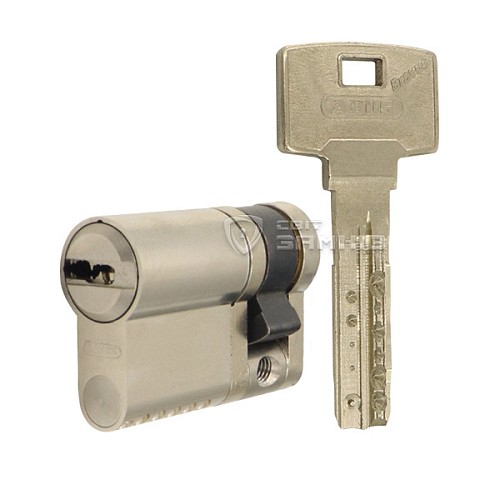 Цилиндр половинка ABUS Bravus 3500 MX Magnet (модульный) 70 (60*10) никель сатин 3 ключа - Фото №1