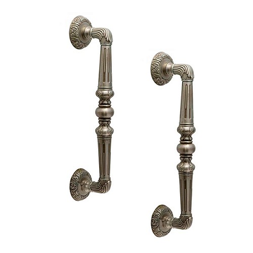 Ручка скоба TRION 00207 250 мм (комплект) SILVER античное серебро