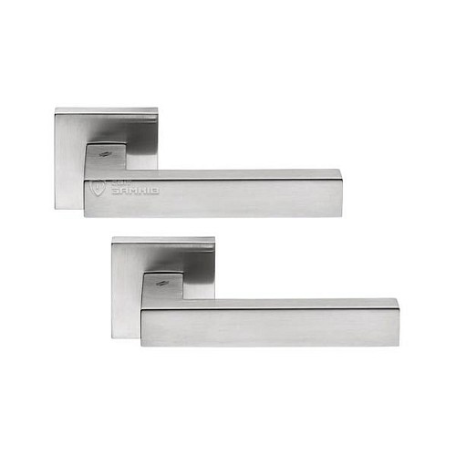 Ручки на розетте COLOMBO Ellesse BD21 (MM29 / FF29BZG-MM13 / FF23) матовый хром - Фото №1