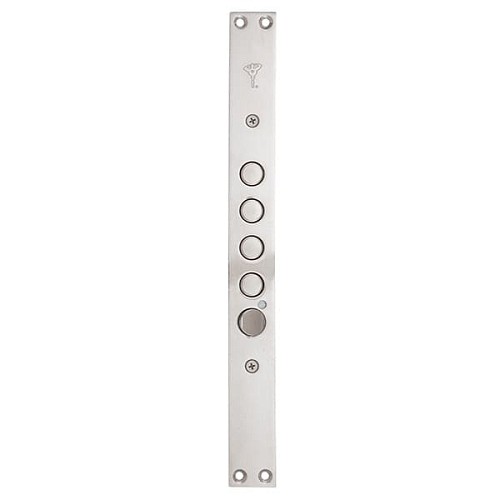 Механізм замка MUL-T-LOCK Matrix DFM10328M (BS65*85мм) хром полірований без зв.планки - Фото №4