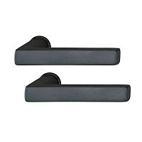 Ручки на розеті HOPPE Dallas латунь чорна матова