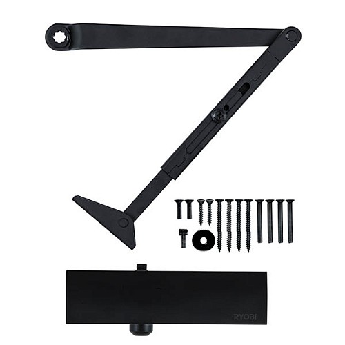 Доводчик RYOBI D-1200 STD до 80кг Серый Антрацит - Фото №7