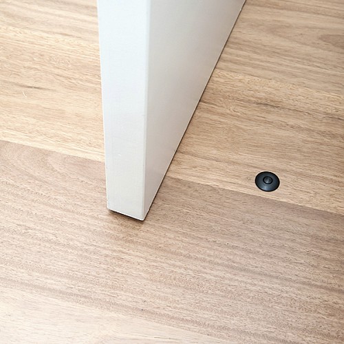 Стопор дверний прихований FANTOM PREMIUM магнітний чорний - Фото №9