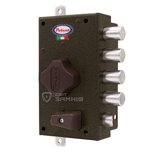 Замок накладной POTENT 1730 (BS45мм) левый 3 ключа - Фото №1