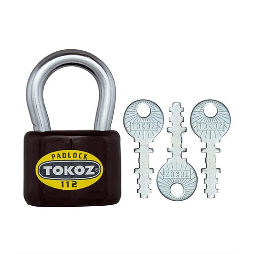 Замок навісний TOKOZ 112/50 (3 ключа) - Фото №4