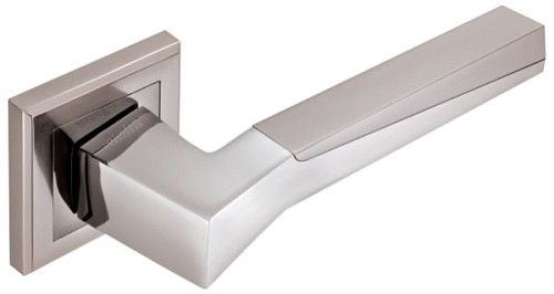 Ручки на розеті MVM Z-1319 (T7-E8) BN/SBN чорний нікель/матовий чорний нікель - Фото №2