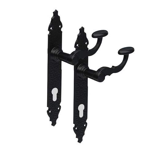 Ручки на планці AMIG мод.100РВ 85 мм чорні - Фото №1