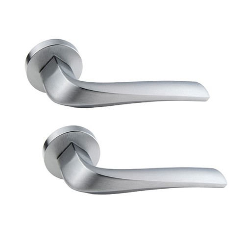 Ручки на розетте FORME Minerva 278A C02 хром матовый - Фото №1