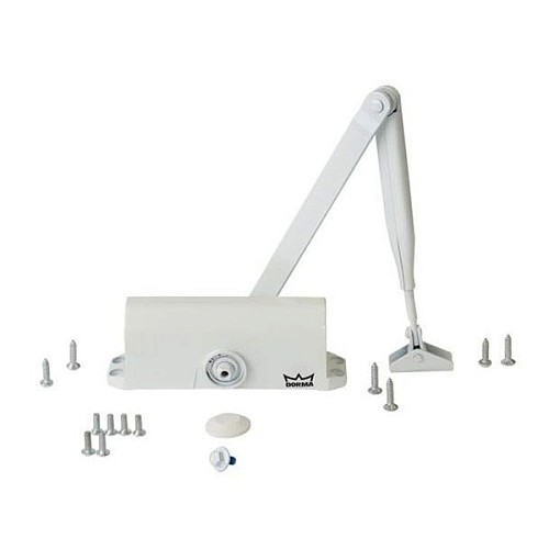 Доводчик Dorma TS77 EN3 стандартная тяга до 60кг Белый - Фото №2