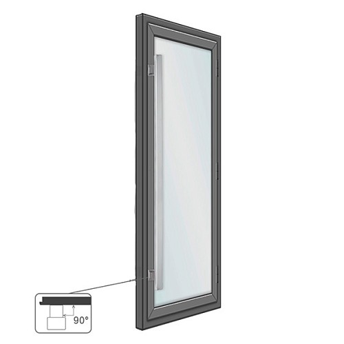 Ручка скоба ROSTEX Alfa 900/800 (половинка) нержавіюча сталь матова - Фото №4