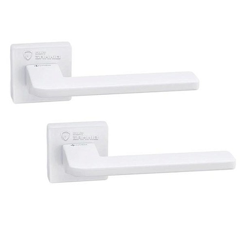 Ручки на розетте SYSTEM Giada (RO11) AL315 белый матовый