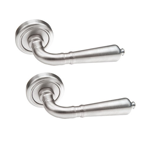 Ручки на розетте FADEX Antik 130V C02 хром матовый - Фото №1