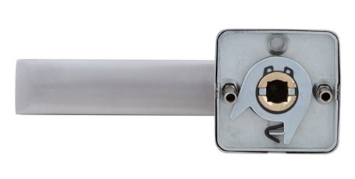 Ручки на розеті ROSTEX Treviso H50 нержавіюча сталь матова - Фото №4