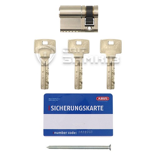 Цилиндр половинка ABUS Bravus 3500 MX Magnet (модульный) 70 (60*10) никель сатин 3 ключа - Фото №8