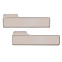 Ручки на розетте M/T Maximal 000214 SNi матовый никель (под вставку)