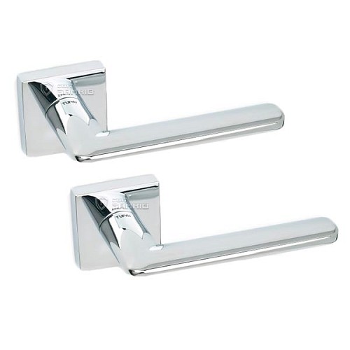 Ручки на розеті TUPAI Eliptica 3098 Q (801-1999) хром полірований - Фото №1