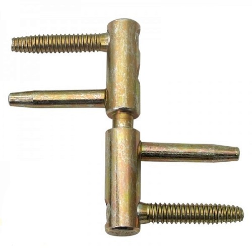 Завіс AGB 3D D-14 мм штиревий золото - Фото №1