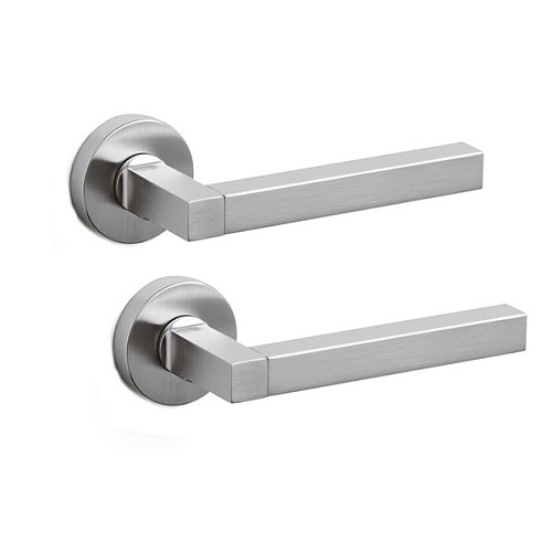 Ручки на розетте OLIVARI Time CO хром матовый - Фото №1