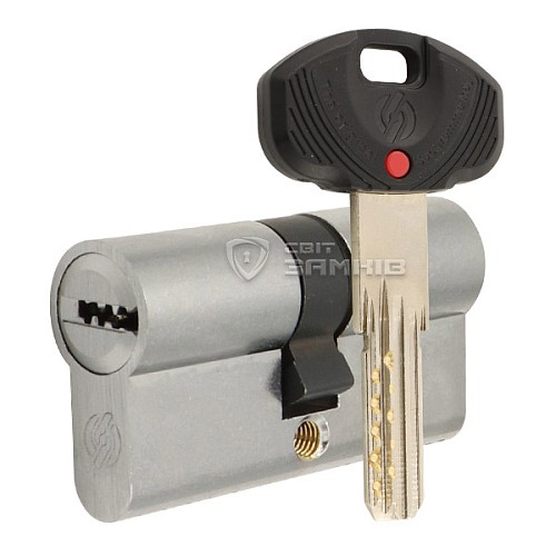 Циліндр SECUREMME K2 80 (40*40) матовий хром - Фото №1