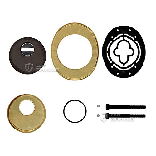 Протектор AZZI FAUSTO F23 Antitubo SB Widia 25 мм 85х70 полірована латунь - Фото №4