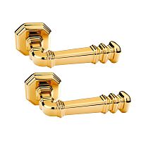 Ручки на розеті FORME Atlas 159R O01 золото 24К