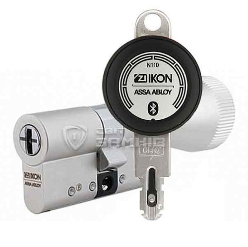 Циліндр IKON e-CLIQ 85T (40i*45T) нікель сатин - Фото №1