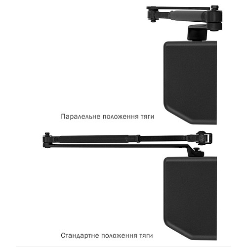 Доводчик RYOBI D-4550 BC/DA UNIV до 200кг FIRE Черный - Фото №3