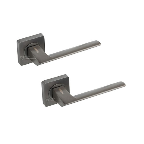 Ручки на розеті GAVROCHE Wolframium W-Z3 MBN графіт - Фото №1