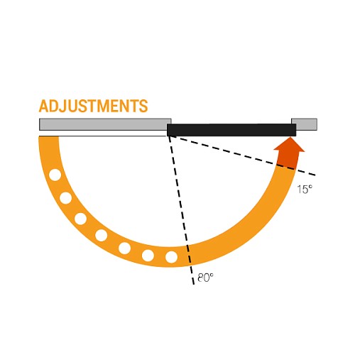 Дотягувач CISA 60460.03.0.44 STD до 80 кг чорний - Фото №7