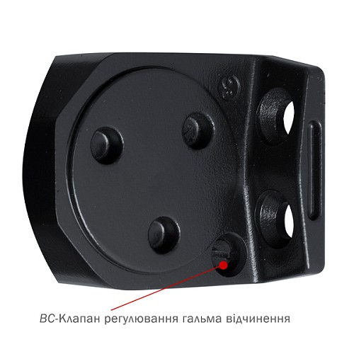 Доводчик RYOBI D-2055V BC UNIV до 100кг FIRE Черный - Фото №6