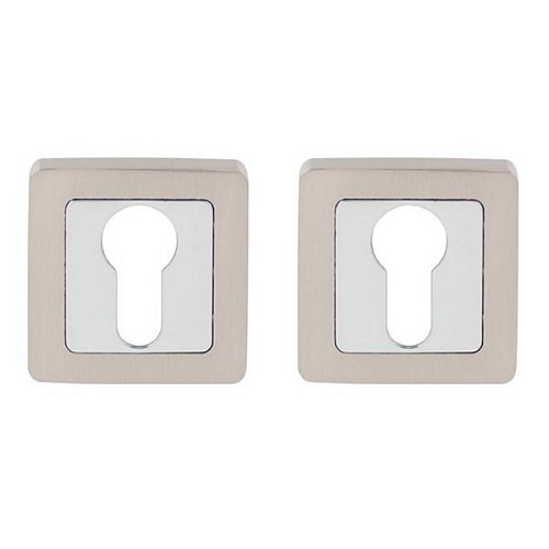 Накладки на сердцевину COMIT Moderno хром / матовый никель