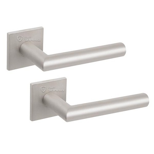 Ручки на розетте TUPAI 4002Q 5S (4040-4049) никель матовый - Фото №1