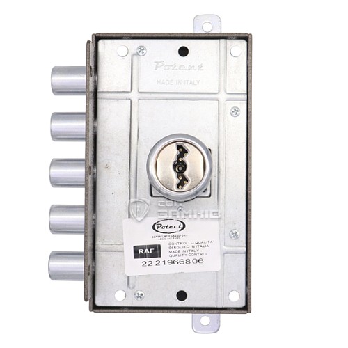 Замок накладной POTENT 1720 (BS45мм) левый 3 ключа - Фото №3