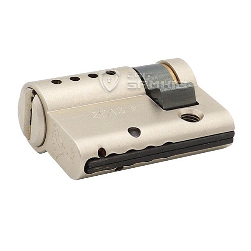 Цилиндр половинка MUL-T-LOCK MTL400/ClassicPRO 59,5 (50*9,5) никель сатин 3 ключа - Фото №2