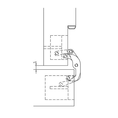 Завіс ANSELMI AN 172 3D BLACK чорний - Фото №9