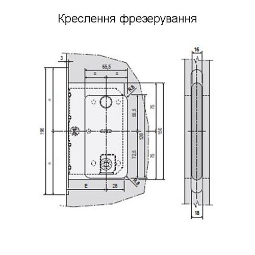 Механизм замка AGB Mediana Polaris Wave WC магнит (BS50,5мм) хром матовый - Фото №5