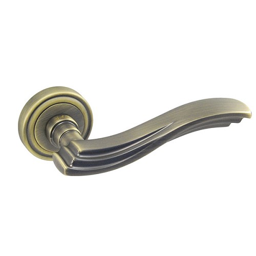 Ручки на розетте Imperia (R06) матовая бронза  - Фото №2