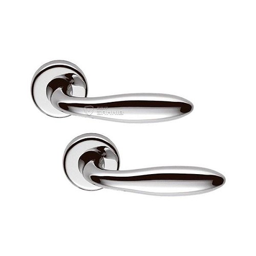 Ручки на розетте COLOMBO Mach CD81 (CD69BZGG-CD63GB) хром - Фото №1