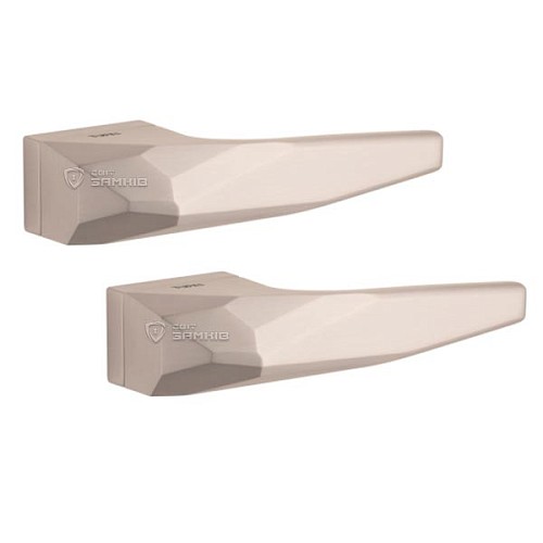 Ручки на розеті TUPAI Iceberg 4003 RT (4075-1999) нікель матовий - Фото №1