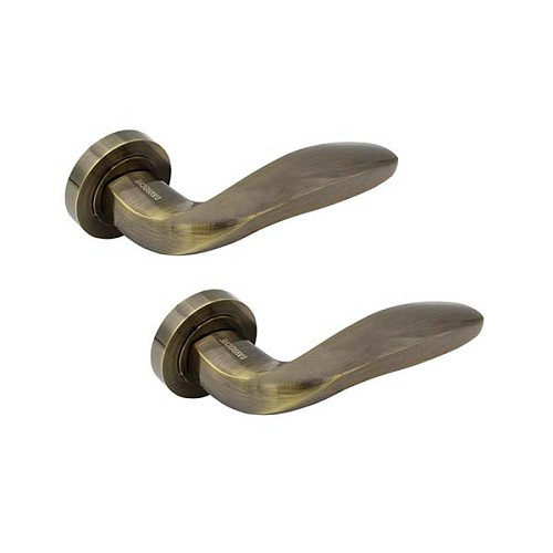 Ручки на розеті GAVROCHE Argentum Ag-Z2 AB бронза - Фото №1