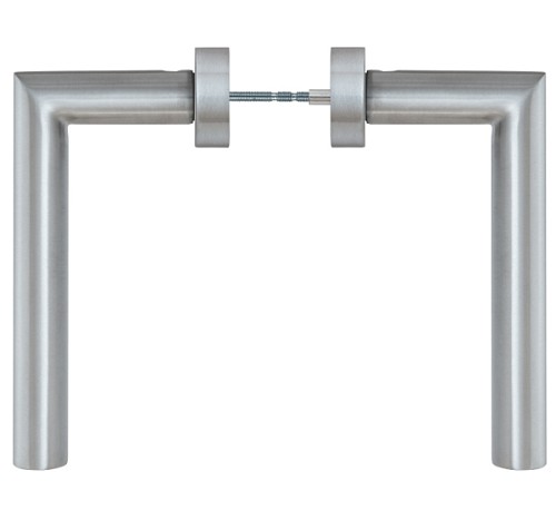 Ручки на розеті ROSTEX Vigo ES32 нержавіюча сталь матова - Фото №4