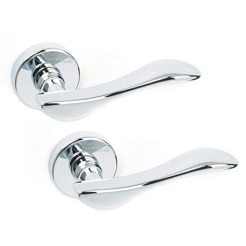 Ручки на розетте TUPAI Irena 940 (806-1966) хром полированный - Фото №1