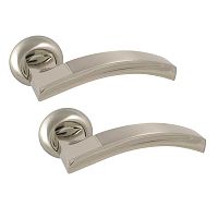 Ручки на розетте APECS Spindle H-0836-A NIS/NI никель матовый/никель