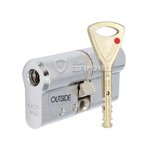 Цилиндр ABLOY Protec2 113 (52H*61) (H - закаленная сторона) хром полированный - Фото №1