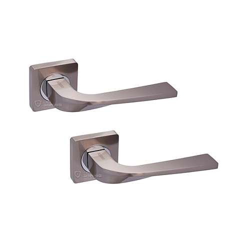 Ручки на розетте GAVROCHE Samarium Sm-Z3 SN/CP никель/хром - Фото №1