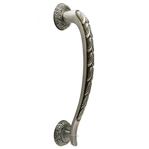 Ручка скоба TRION 00308 250 мм (комплект) SILVER античне срібло  - Фото №2