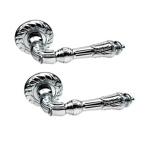 Ручки на розеті FADEX Samantha 116C C01 хром полірований - Фото №1