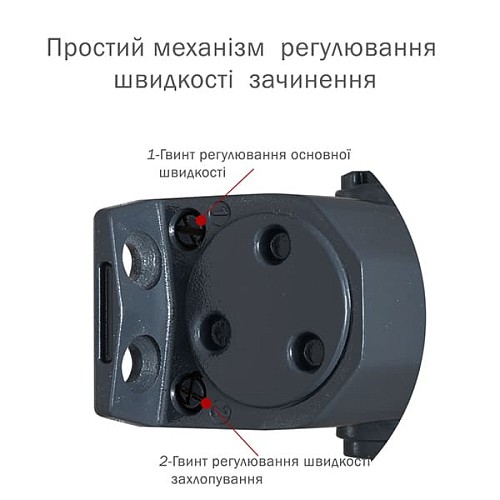 Дотягувач RYOBI 9903 STD до 60кг Сірий Антрацит - Фото №6