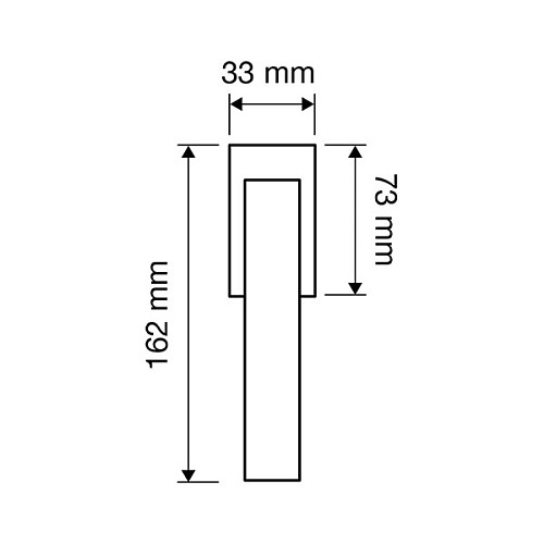 Ручка оконная LINEA CALI Thais хром матовый/хром - Фото №2