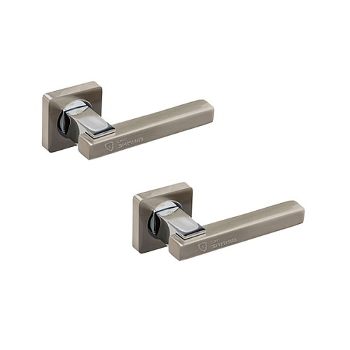 Ручки на розетте GAVROCHE Francium AL-A1 SN/CP никель/хром - Фото №1